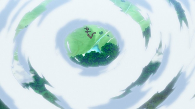 Scene from the anime Pokémon Horizons episode 85